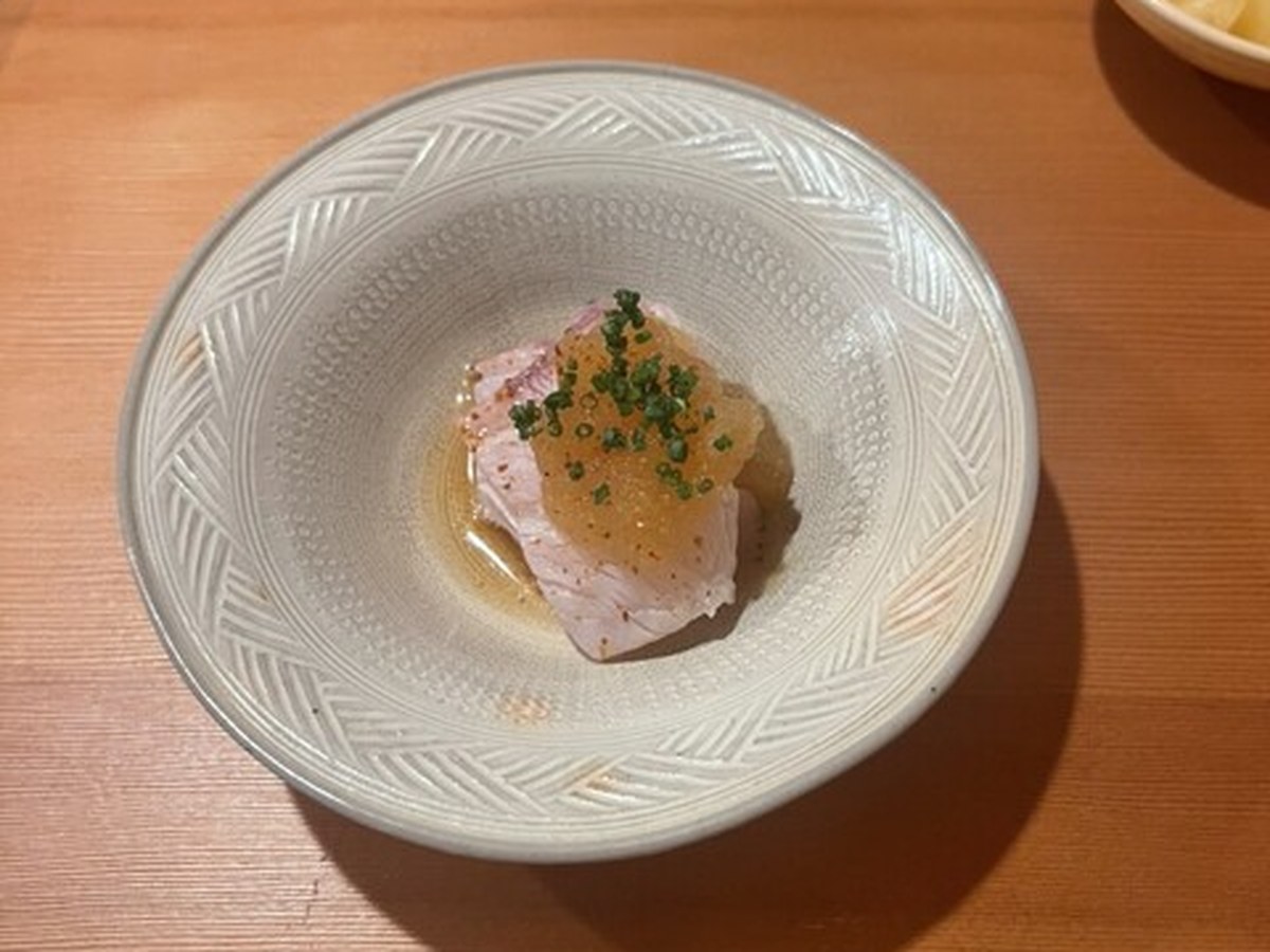 鮨 あらいで実際にいただいた料理（2/10）