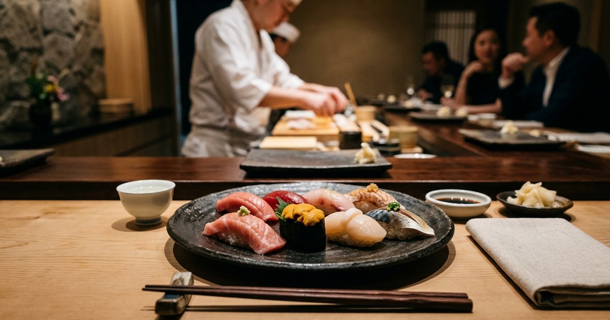 福岡県中洲川端の鮨 さかいで味わう極上の江戸前寿司と予約の取り方